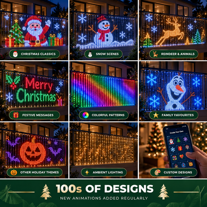 FestiGlow Smart Animated Christmas Lights